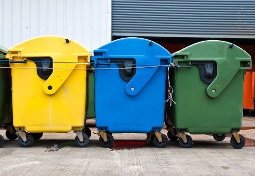 Residents participating in waste recycling services in Bermondsey