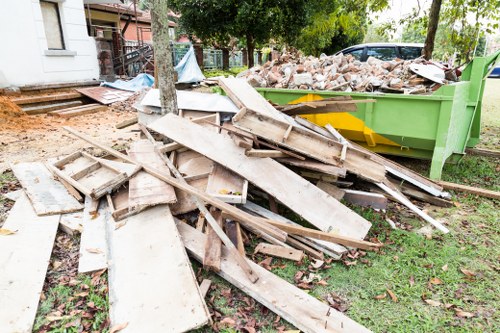 Professional team performing house clearance in Bermondsey