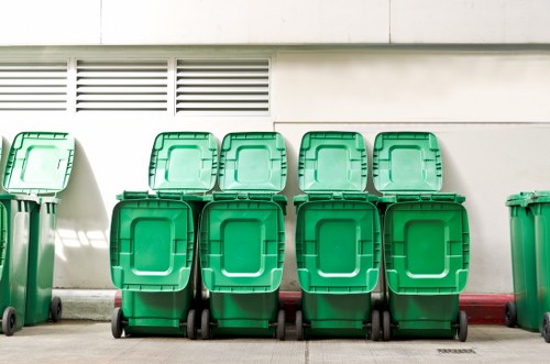Residential rubbish collection in Bermondsey